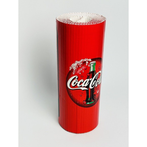 90’s Coca-Cola Classic‎ Corrugated Paper Bar Coke Backdrop Advertising Banner - Picture 2 of 10